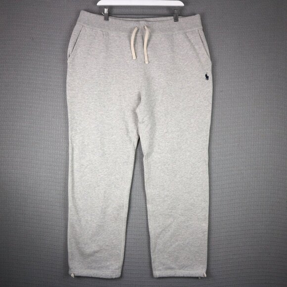 Polo Ralph Lauren Grey Straight Cut Sweatpants Mens XXL - Picture 1 of 7